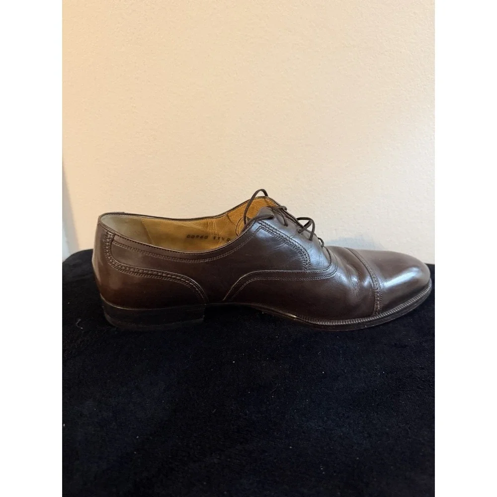 Cole Haan Dress Shoes Mens 11 M Oxford Brown Cap Toe Casual